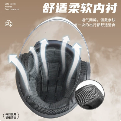 Motorcycle Ad Half Helmets for All Seasons, Motosiklet kaskı (dəbilqə)