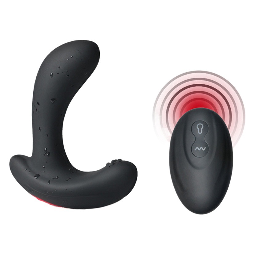 Control remoto inalámbrico vibración inflable anal plug anal al aire libre plug anal dilatador juguetes adultos del sexo para las mujeres