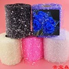 Hand Rose flower packing Cartoon bouquets materials Snow Point Gauze gift Pack Decal Snow point yarn diy