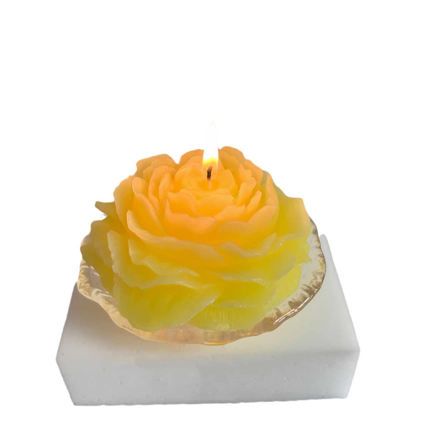 Flores de peonía, velas de aromaterapia, recuerdos de fragancias, flores artificiales, cosas buenas, adornos de regalo de velas de modelado creativo