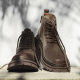 New Martin boots men's pig comfortable breathable thick bottom rhubarb boots lace-up tooling Joker spot a generation of hair