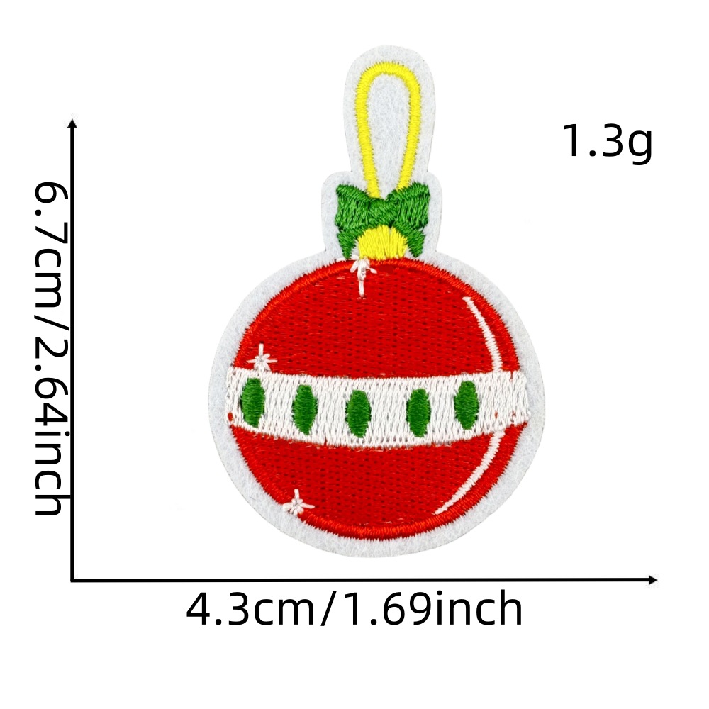 2g Weight Clothing Sticker Patches Classification 1 Piece, 1 Set Quantity Nonwoven, Polyester Material Christmas Festival Christmas Tree, Letter, Snowman Pattern Cute Style 1 Piece 1 Set Cute Christmas Tree Letter Snowman Nonwoven Polyester Clothing Sticker Patches 23