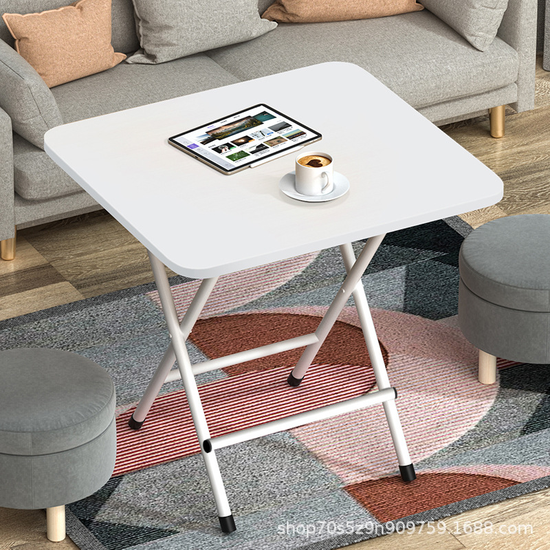 Mesa plegable simple mesa de comedor dormitorio plegable casa de alquiler mesa pequeña cabina de niñas
