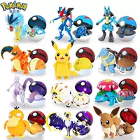Johnson Pokemon Игрушка Дженни Черепаха Пикачу Ибу Мяу Маленький огненный дракон может двигаться Покемон эльфийский мяч
