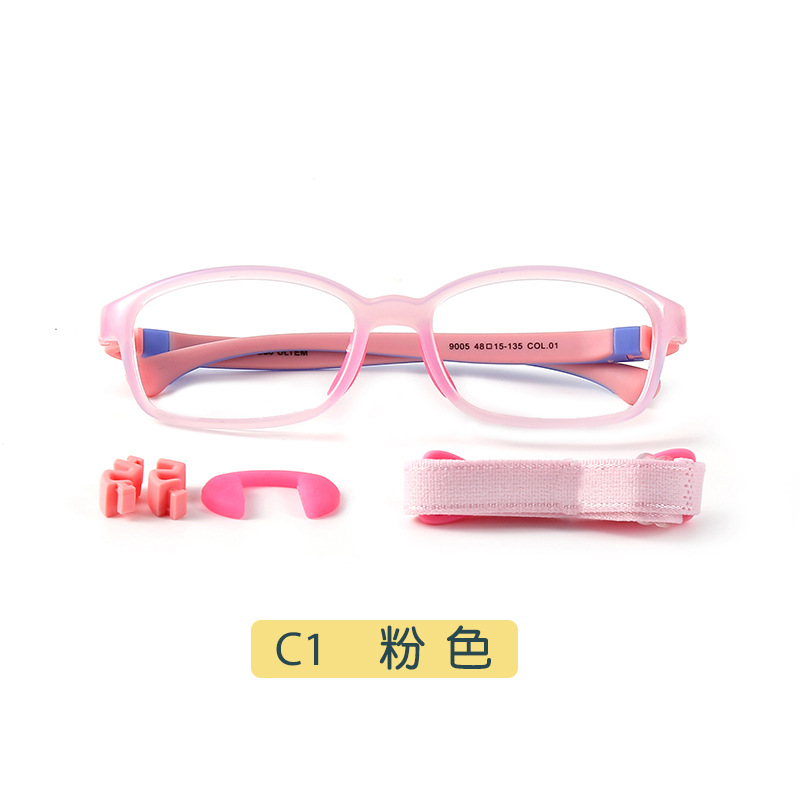 Universidad Nacional DE LOS NIÑOS ópticos de miopía gafas de marco de silicona almohadilla de la nariz gafas de miopía ultra-luz tr90 gafas de Marco