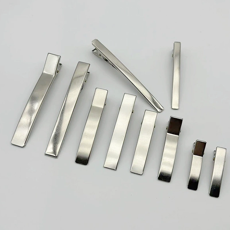 Заколка для волос «Утконос» для женщин, базовая заколка «сделай сам», квадратная заколка для волос, аксессуар для волос ручной работы, металлический ювелирный аксессуар.