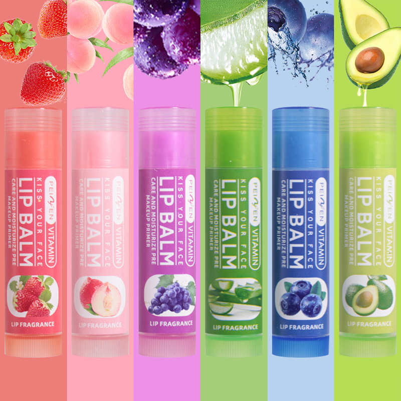 Cross-Border Pennyfen Fruit Flavor Set Moisturizing Care Hot-Selling Lip Balm Factory Wholesale_voghion.com