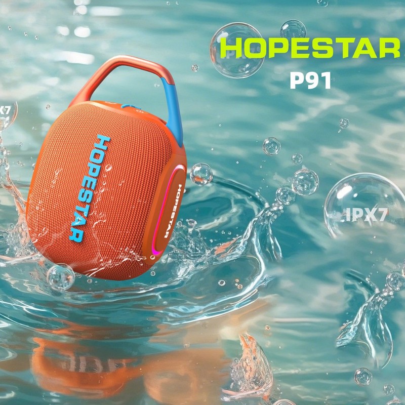 HOPESTAR P91防水便携无线蓝牙音箱户外运动骑行插卡小音响clip5|undefined