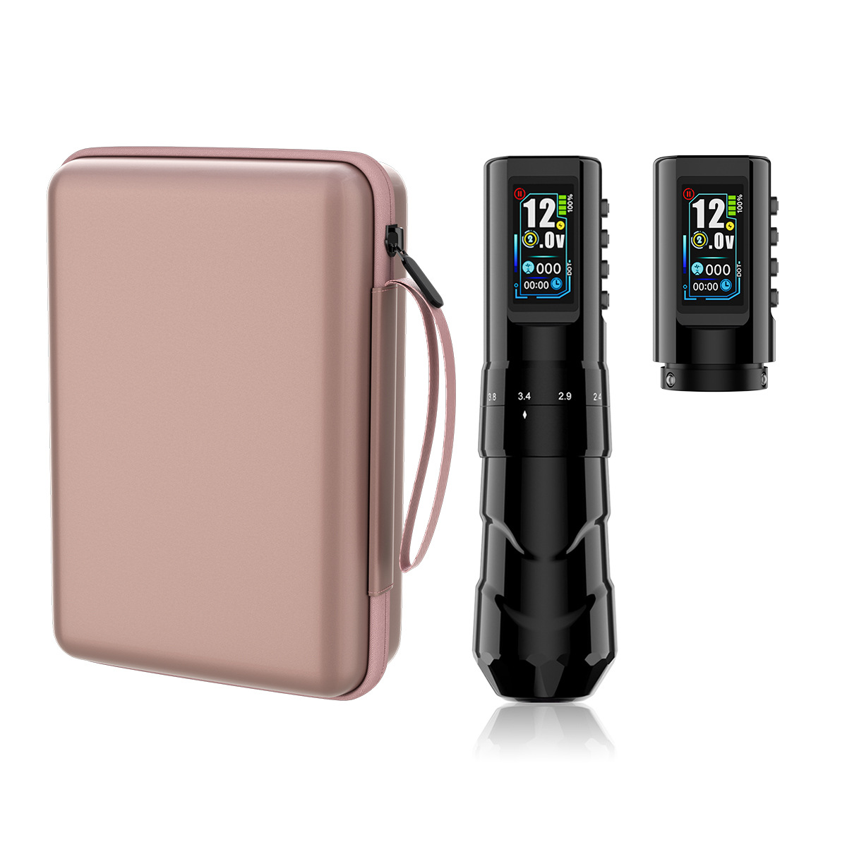 Tuffking trazo ajustable máquina de tatuaje inalámbrica taza hueca motor tatuaje batería bolígrafo máquina de tatuaje equipo de tatuaje