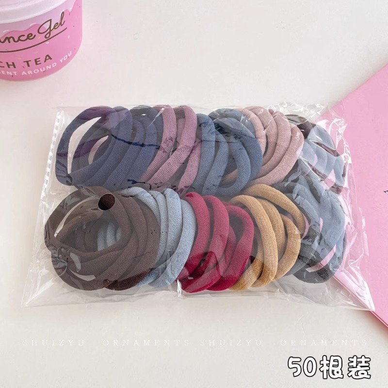 Ligas Elásticas Desechables para Cabello de TPR, Alta Elasticidad, para Niños y Mujeres
