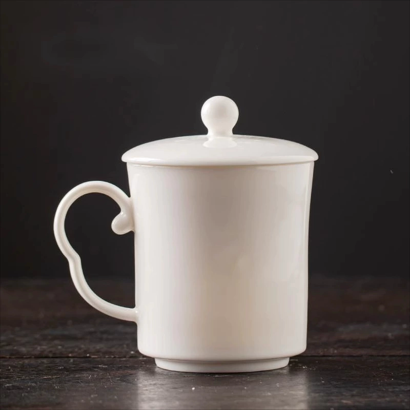 Фарфор Дахуа овечий жир белый конференционный cup - чашка из керамики с большим объёмом Jade с маркировкой Ga