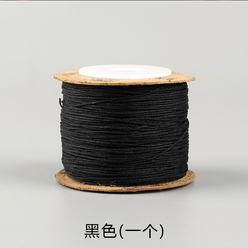 N ° 71 hilo de Jade 0,4mm cuerda trenzada colgante hecho a mano pulsera de cuerda roja cuerda de la mano material de bricolaje collar de cadena