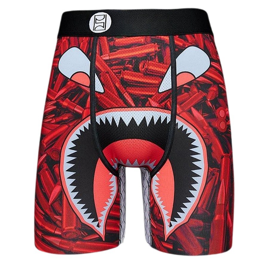 Marca de moda PSD seda de hielo pantalones cortos de poliéster pantalones de playa estampados anime deportes cómodos correr bóxer calzoncillos para hombres