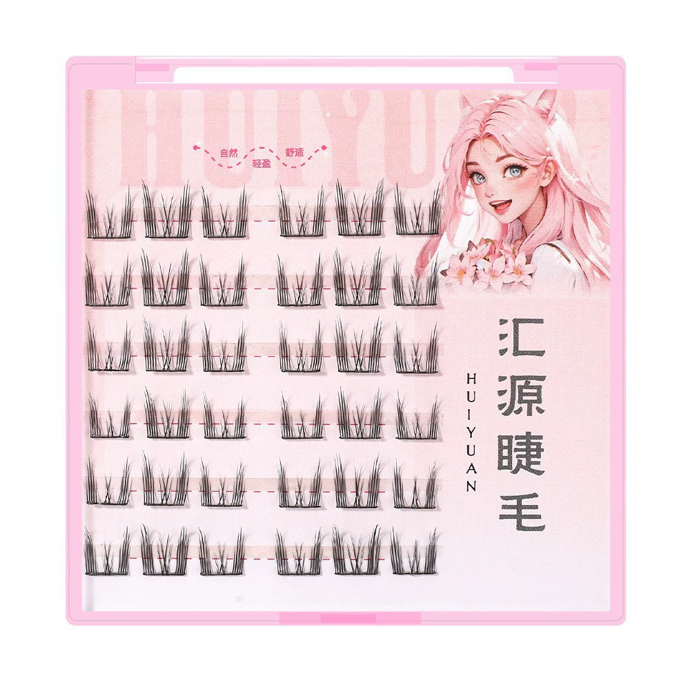 Self-adhesive false eyelashes solar-powered for eyelashes