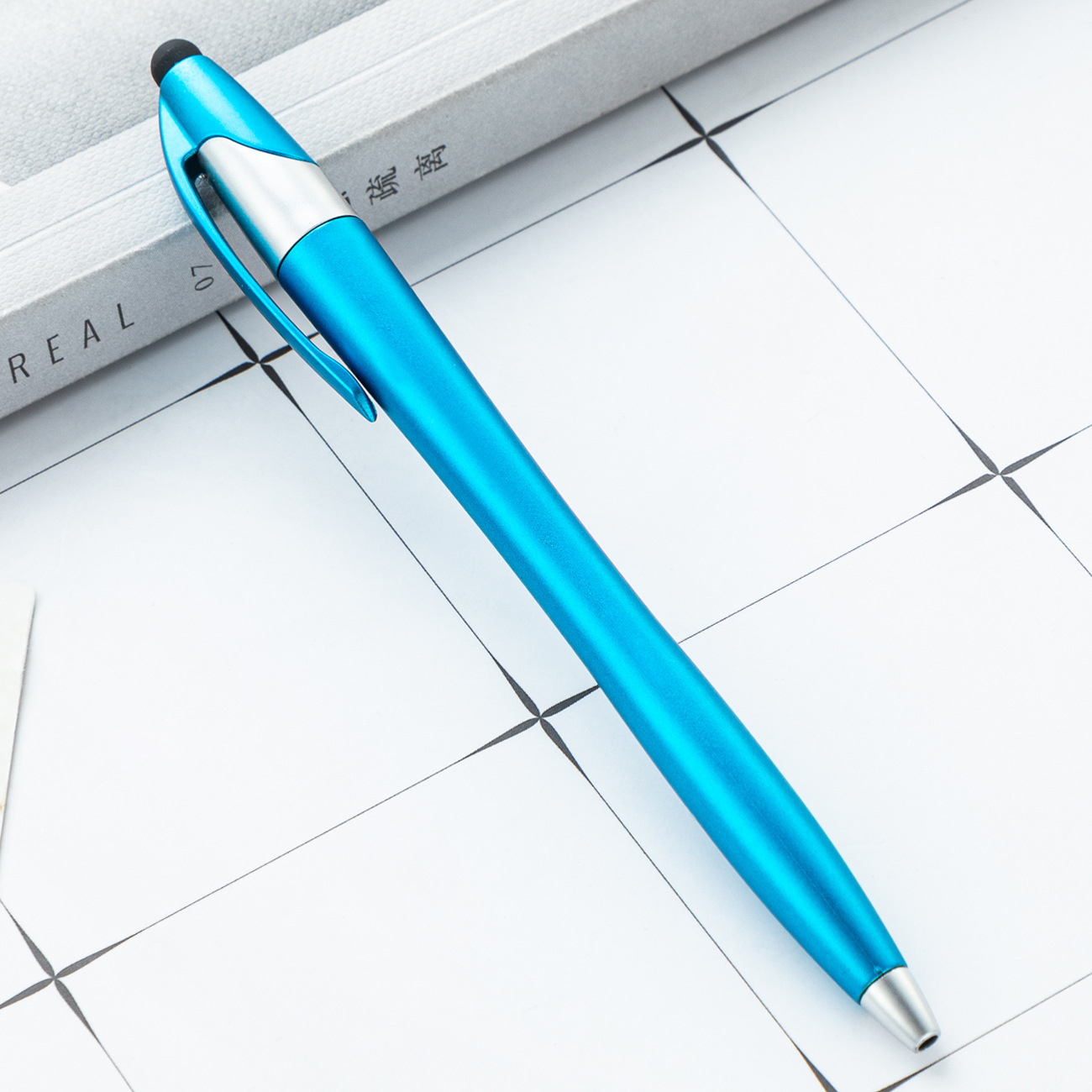 Fabricante mayorista bolígrafo de plástico imprimible logotipo capacitivo de escritura a mano bolígrafo publicitario regalos bolígrafo promocional