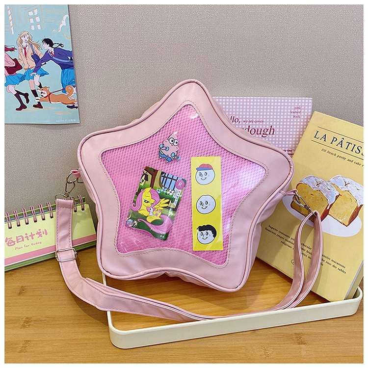 This year's popular color bags, 2025 new star bags, Japanese-style sweet single-shoulder bags, crossbody bags, women's bags, cross-border undefined