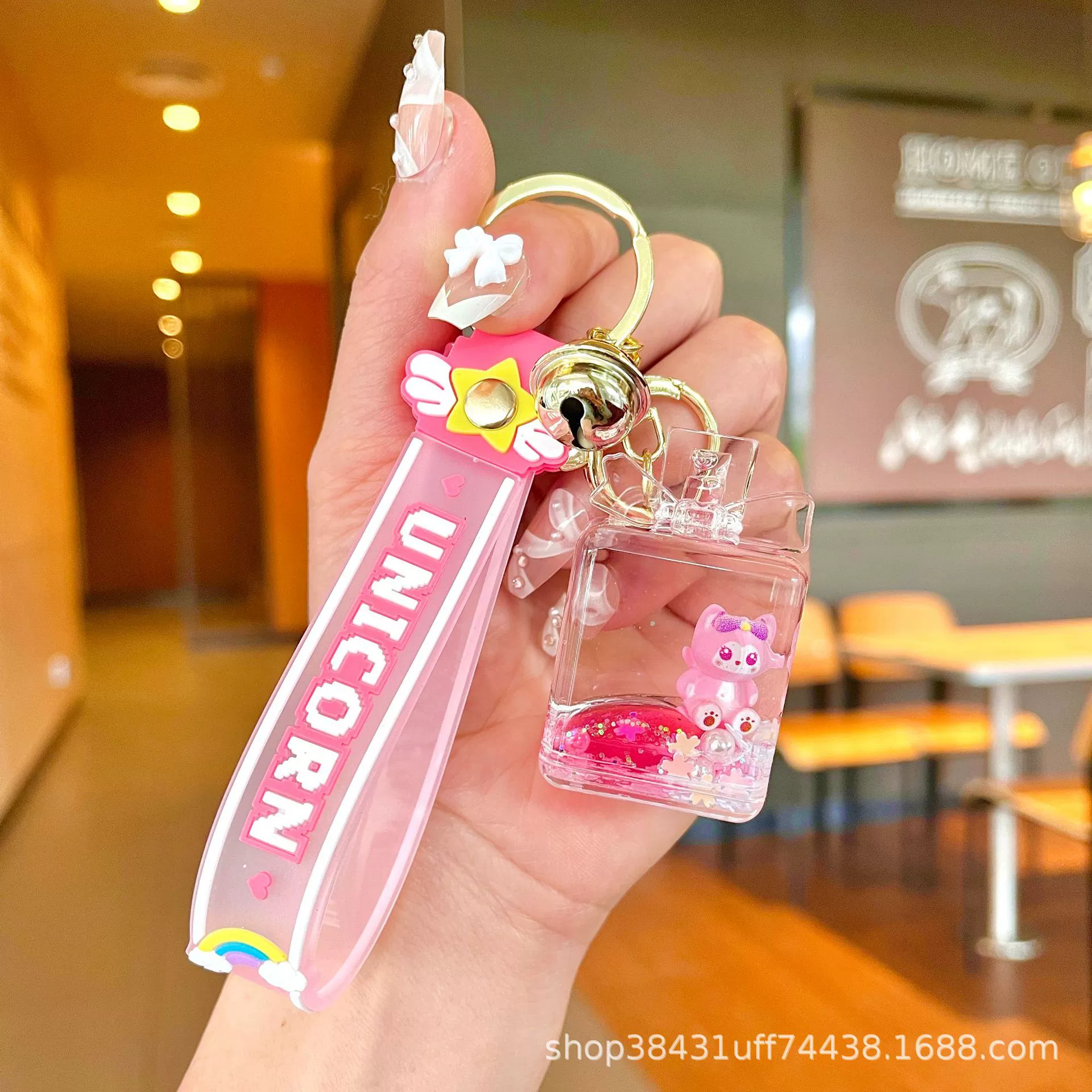 Acrylic keychain, pendant for keys