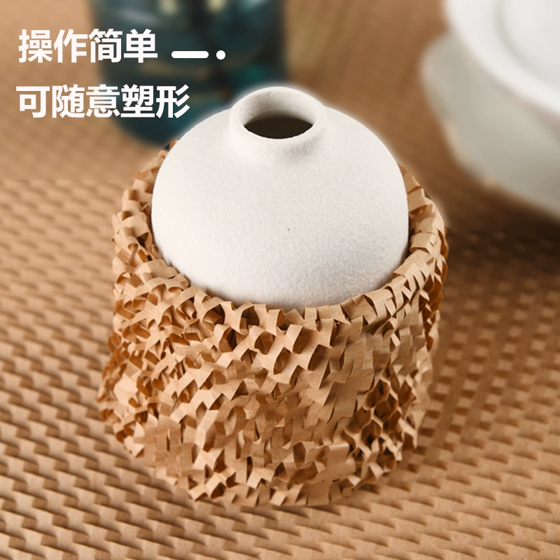 Упаковочная бумага сотовая бумага разлагаемая экологически чистая бумага буфер упаковочный материал букет подарок крафт-бумага сотовая бумага