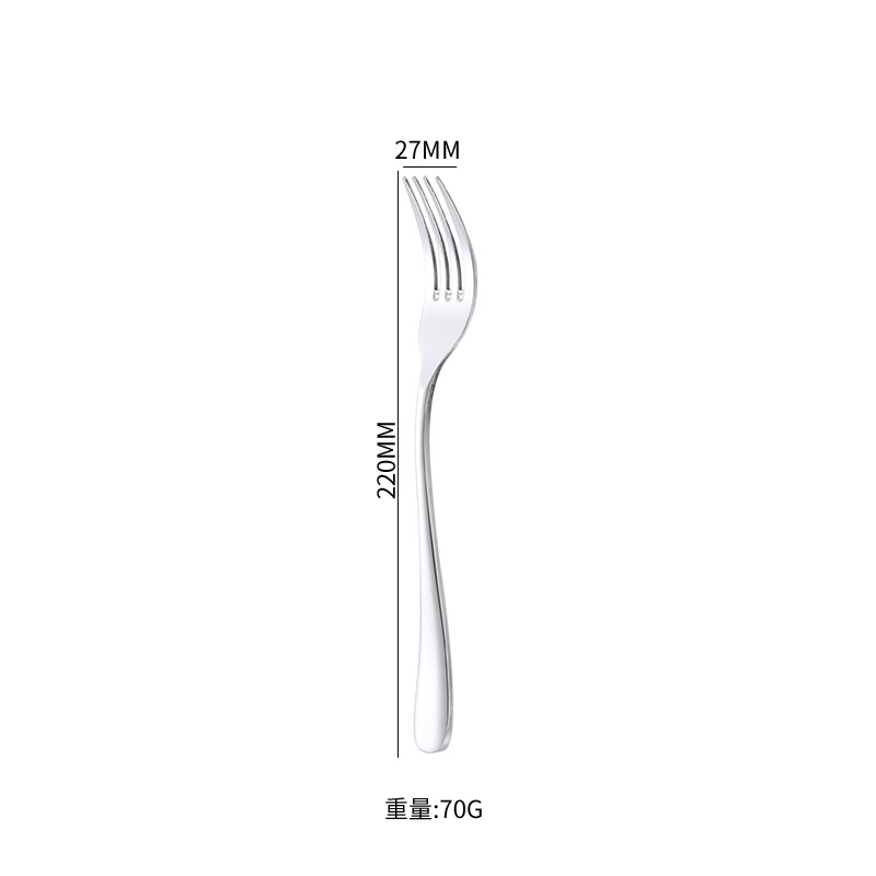 81シリーズステンレス食器ナイフフォークスプーン西レストラン厚型ステーキナイフフォークスプーンホテル食器用品|undefined