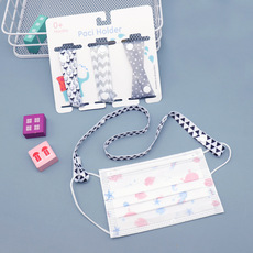 【3条装】精装版多用按扣可调节挂绳/双面印刷加厚口罩防丢挂绳