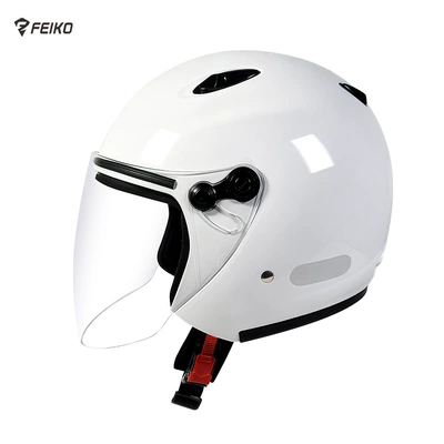 Electric Vehicle Safety Helmet, Motosiklet kaskı (dəbilqə) - white-m