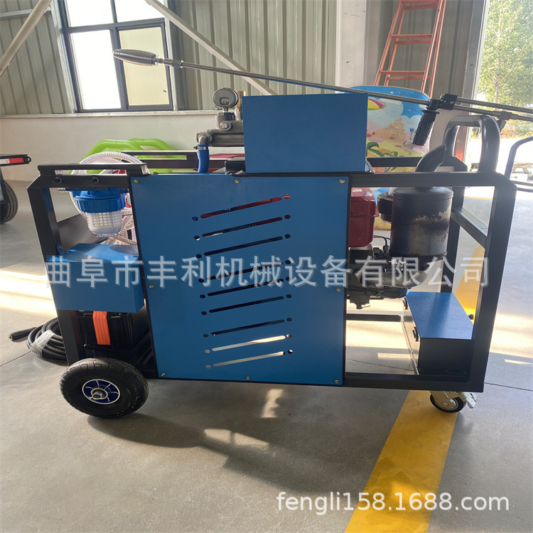 500kg High-pressure washer, diesel-powered high-power industrial cleaning machine for removing oil stains and rust