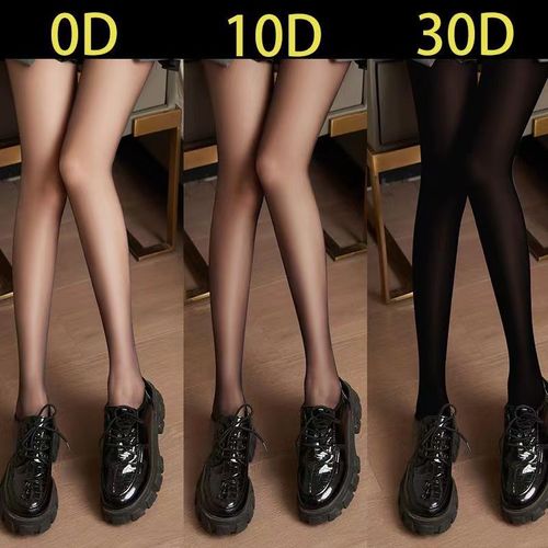 Black stockings, black pantyhose, spring and autumn, thin, non-removable, bare legs, sexy 0D ultra-thin stockings, anti-snagging wholesale
