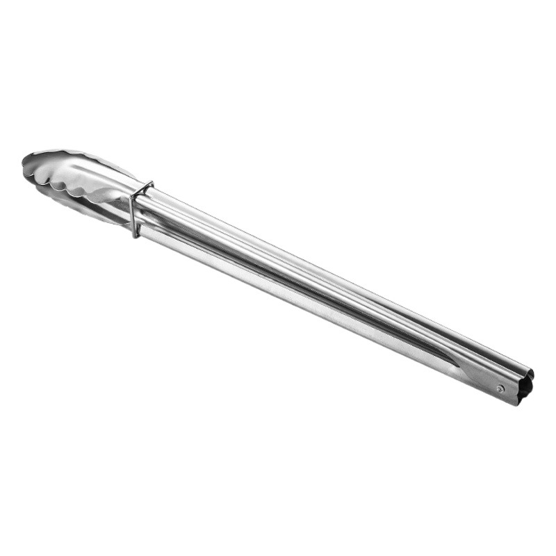 Outdoor camping barbecue clip BBQ stainless steel food clip 7 inch portable bread clip steak clip