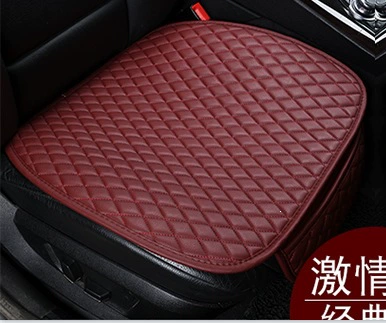 Car seat cushions, two-seater: Four Seasons Pad - front-row-single-seat-in-passionate-red-skin