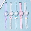 Soft colorful children's watch, flashing cartoon board games for elementary school students, primary and secondary school, wholesale