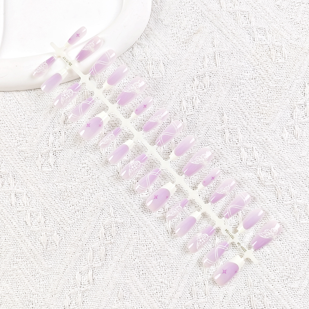 Impresión de diamante de ojo de gato prefabricada para usar uñas de alta sensibilidad a la explosión de uñas de uñas de manicura en la fábrica de uñas falsas directamente image 35