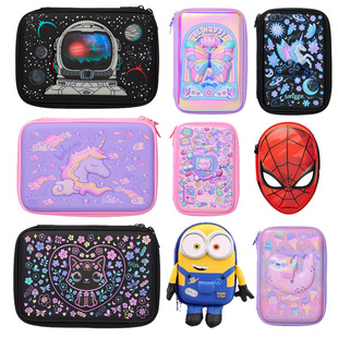 Australian Smiggle Stationery Box for Primary and Secondary School Students and Kidsren Pencil Bag Large Capacity Cartoon Stationery Bag Pencil Box