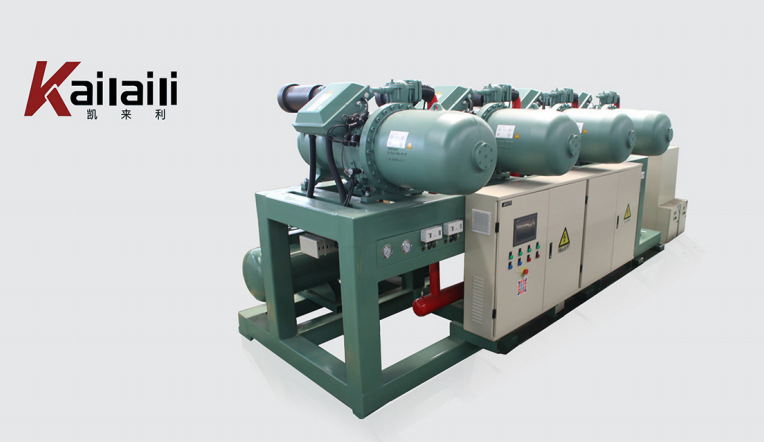 源头厂家BY系列半封闭双段螺杆冷凝器机组制冷设备