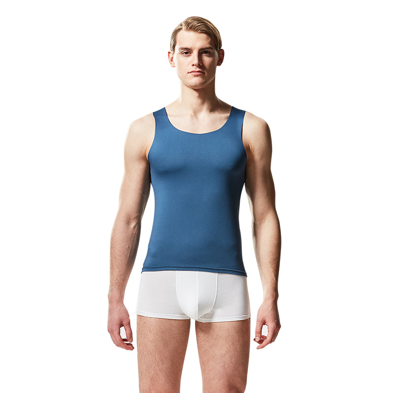 Iceberg blue-narrow round neck