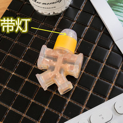 Fourteen-hole transparent floor-mounted socket thick copper strip with light wireless plug-in strip high-power anti-fall industrial household wiring board