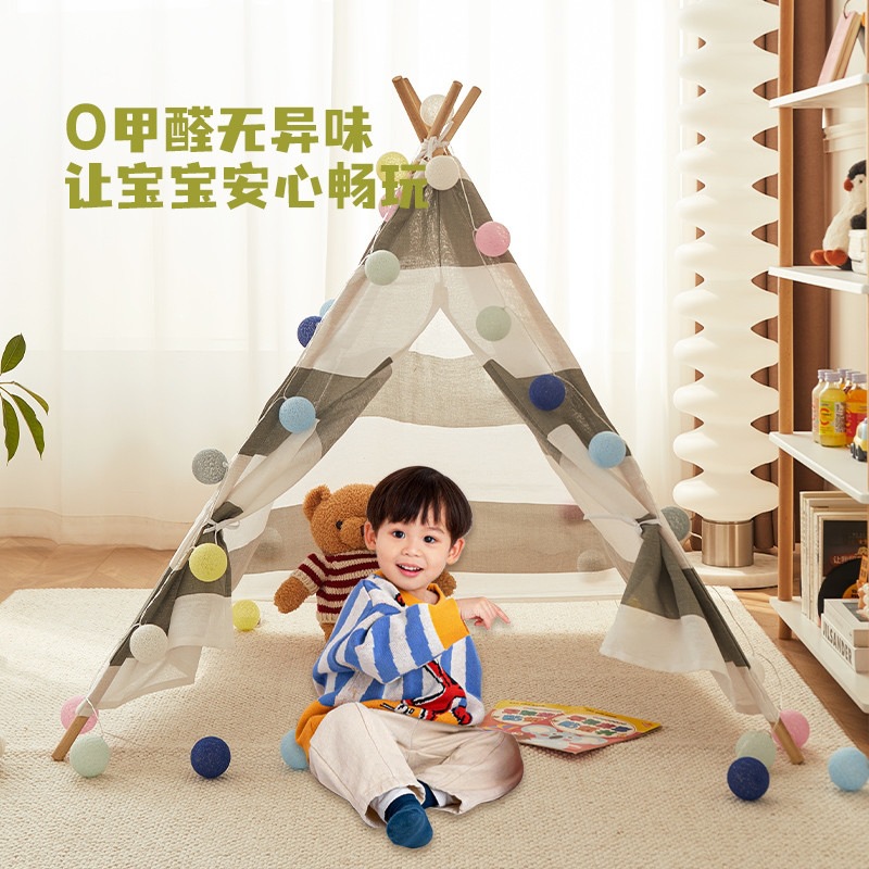 Tienda de Juegos Infantil Estilo Indio de TPE para Interiores y Exteriores