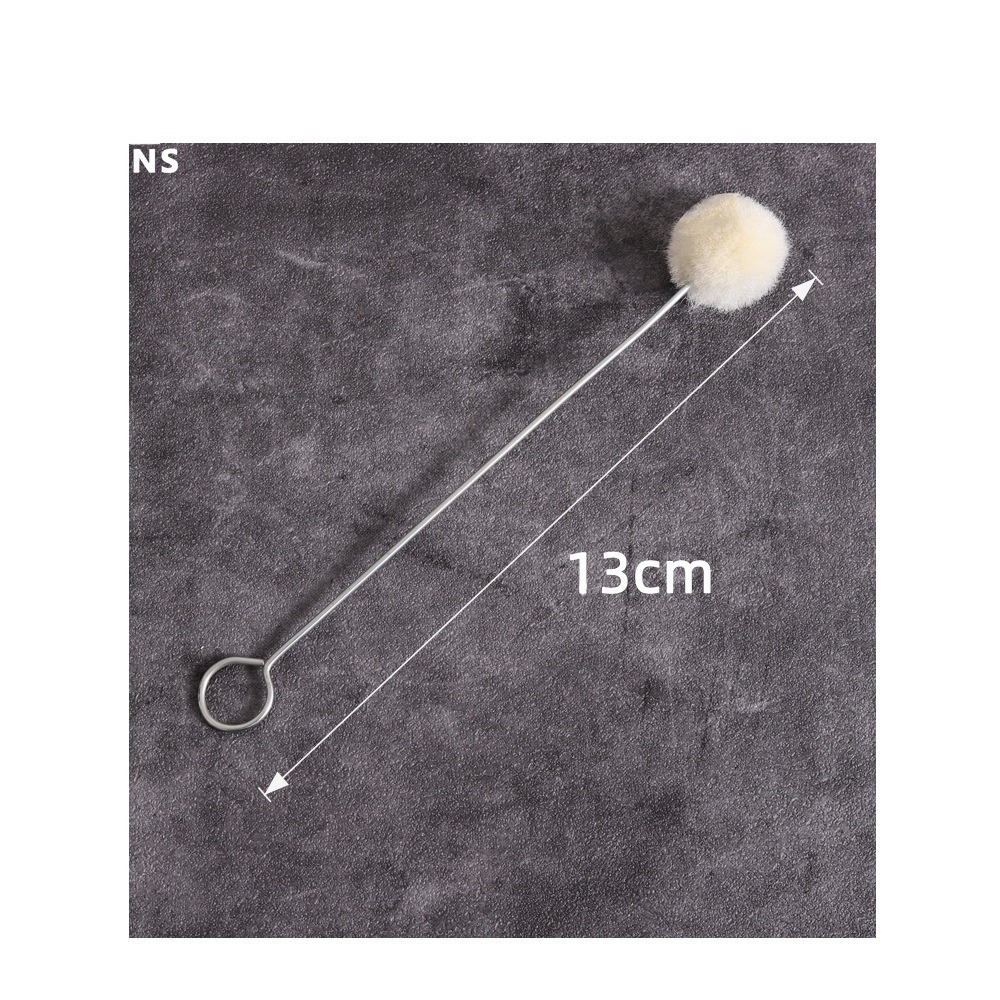 Wool ball brush Dye coloring Bed skin edge treatment Handmade DIY leather treatment tool coloring Wool ball 5