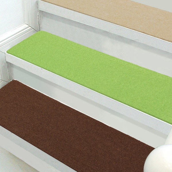 可裁剪纯色踏步脚踏垫子实木楼梯垫自粘防滑地毯大理石瓷砖台阶贴