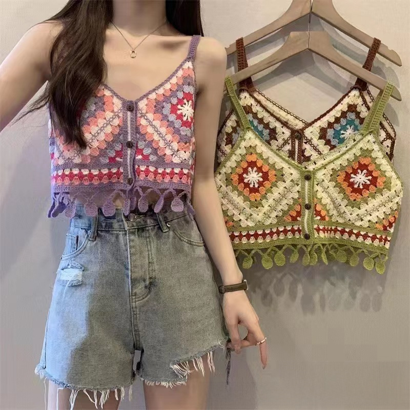 Retro sexy summer short tank top sleevless