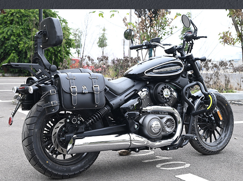 Suitable for Haojue Tr300 Plus Urban Travel Version Motorcycle Bumper, Folding Backrest, Side Bag, Rack, and Guard Bar