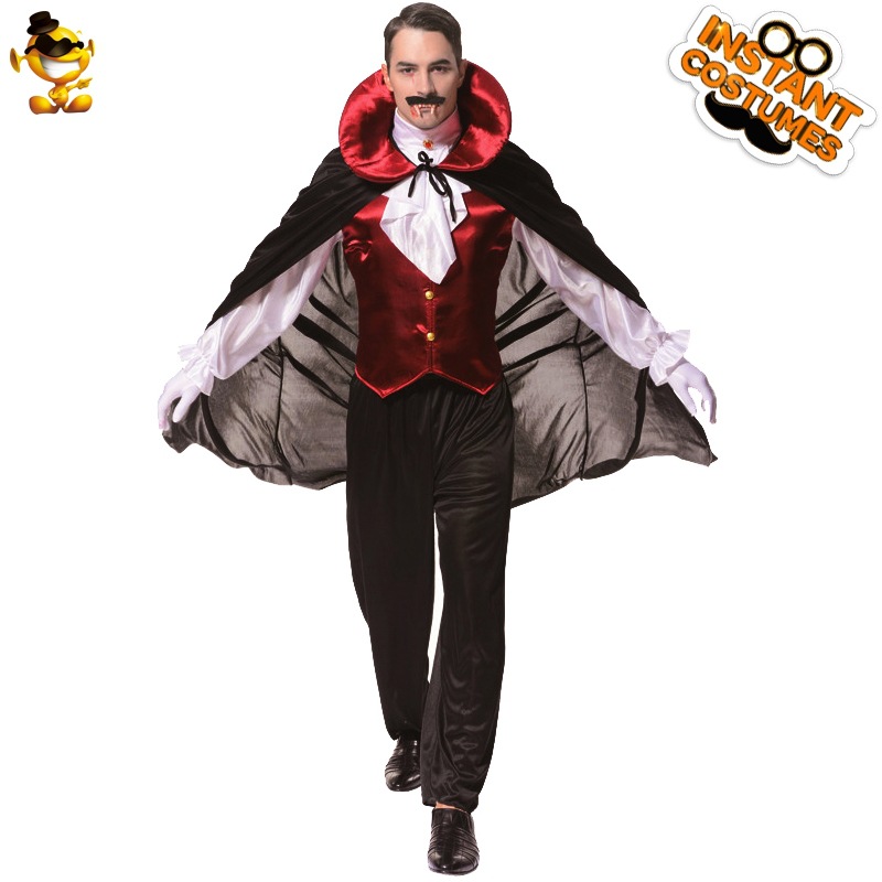 Halloween adulto de los hombres murciélago vampiro partido traje Grande del Festival fantasma vampiro Cosplay etapa
