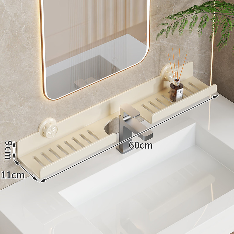 Estante Multifuncional de Almacenamiento para Baño, Sin Perforación image 6