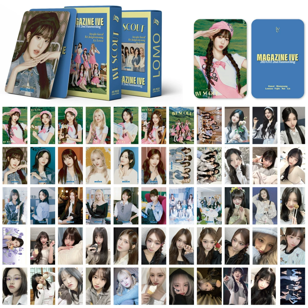 Коллекционная открытка kpop черная pin Seventeen Stray Kids бронепанель лома карта 55 карточек в коробке