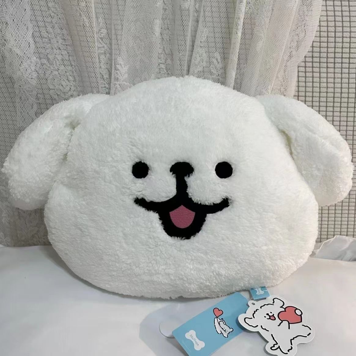 행복한 라인 강아지