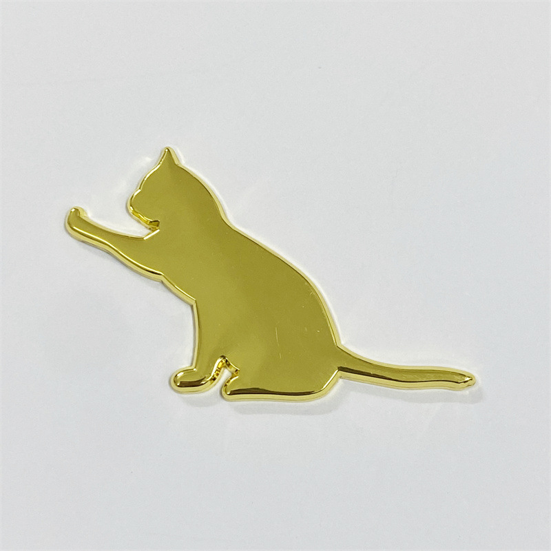 Adesivo decorativo per frigorifero, in metallo, personalizzato, con marchio laterale per auto, con gatto bianco, antigraffio, impermeabile_voghion.com