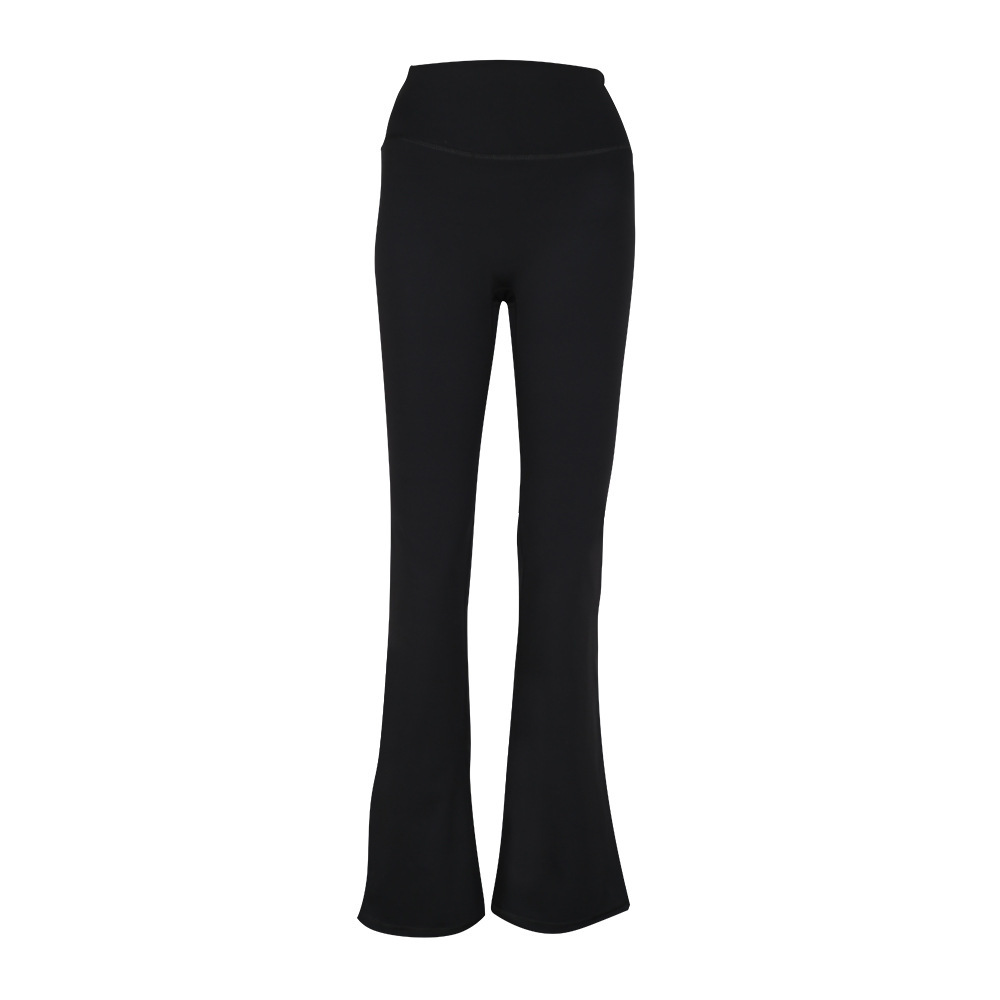 LULU Same Groove High Waist Flared Pants No Embarrassment Line Sports Quick-drying Yoga Pants Hip-lifting Fitness Wide Leg Pants