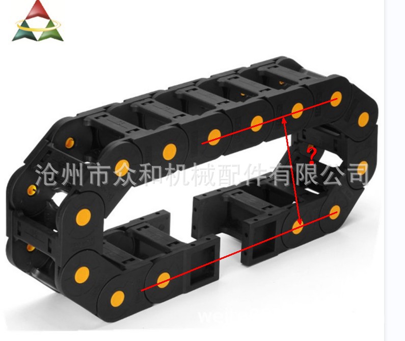 方形三维拖链圆形拖链机器人拖链旋转扫描设备尼龙拖链价格优惠
