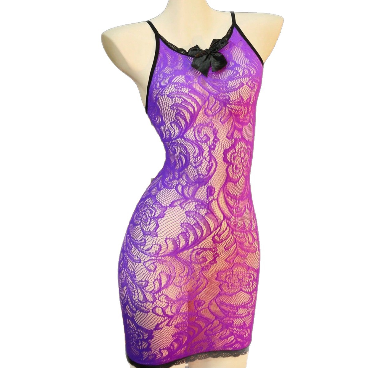 Yue mariposa amor red floral púrpura amazona transfronteriza red de pesca europea y americana sexy mujer arco fuera de vestir YD251208 image 6