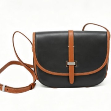 New foreign trade dog-tooth pattern saddle bag, fashionable printed crossbody bag, single-shoulder flap versatile messenger bag for men and women, wholesale