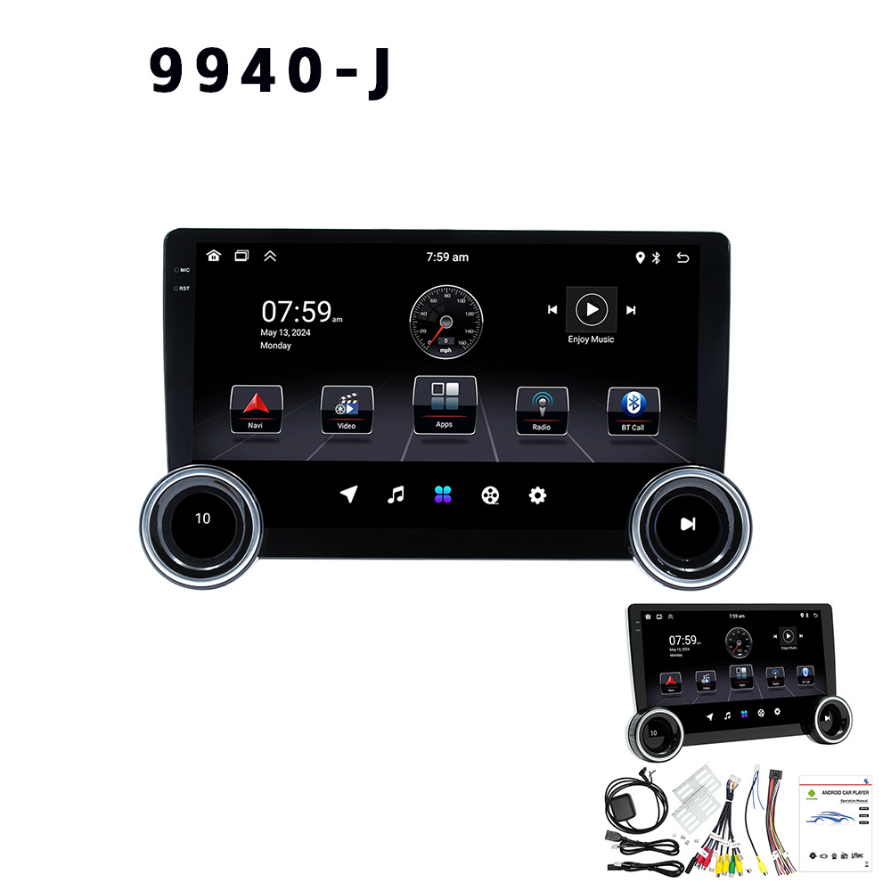 Transfronterizo 10.1 pulgadas control central pantalla grande Android GPS Navigador automotriz HD imagen de marcha atrás Bluetooth todo en uno